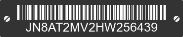2017 NISSAN Rogue JN8AT2MV2HW256439 VIN decoded