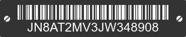 2018 NISSAN Rogue JN8AT2MV3JW348908 VIN decoded