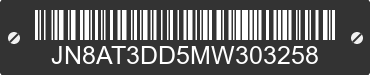 2021 NISSAN Rogue JN8AT3DD5MW303258 VIN decoded