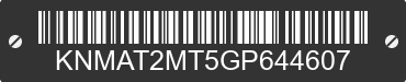 2016 NISSAN Rogue KNMAT2MT5GP644607 VIN decoded