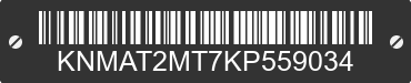 2019 NISSAN Rogue KNMAT2MT7KP559034 VIN decoded