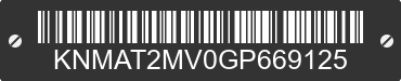 2016 NISSAN Rogue KNMAT2MV0GP669125 VIN decoded