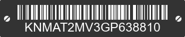 2016 NISSAN Rogue KNMAT2MV3GP638810 VIN decoded