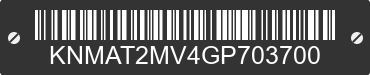 2016 NISSAN Rogue KNMAT2MV4GP703700 VIN decoded