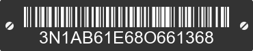 2008 NISSAN Sentra 3N1AB61E68O661368 VIN decoded