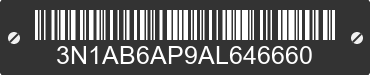 2010 NISSAN Sentra 3N1AB6AP9AL646660 VIN decoded