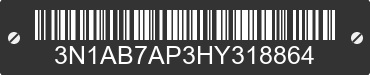2017 NISSAN Sentra 3N1AB7AP3HY318864 VIN decoded