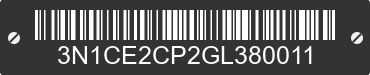 2016 NISSAN Versa Note 3N1CE2CP2GL380011 VIN decoded