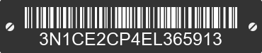 2014 NISSAN Versa Note 3N1CE2CP4EL365913 VIN decoded