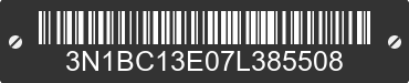 2007 NISSAN Versa 3N1BC13E07L385508 VIN decoded