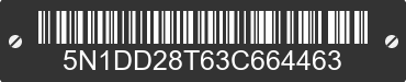 2003 NISSAN Xterra 5N1DD28T63C664463 VIN decoded