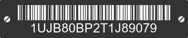 2026 NORTH TRAIL 260 CK 1UJB80BP2T1J89079 VIN decoded