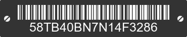 2022 OLYMPIA Olympia 58TB40BN7N14F3286 VIN decoded