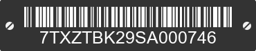 2025 OZARK TRAILER SALES Ozark 7TXZTBK29SA000746 VIN decoded