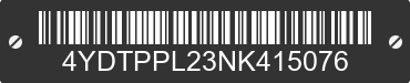 2022 PASSPORT Passport 4YDTPPL23NK415076 VIN decoded