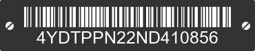 2022 PASSPORT Passport 4YDTPPN22ND410856 VIN decoded