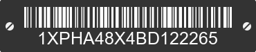 2011 PETERBILT 386 1XPHA48X4BD122265 VIN decoded