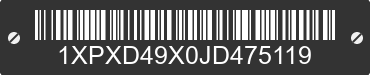 2018 PETERBILT 389 1XPXD49X0JD475119 VIN decoded