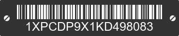 2019 PETERBILT 567 1XPCDP9X1KD498083 VIN decoded