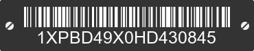 2017 PETERBILT 579 1XPBD49X0HD430845 VIN decoded