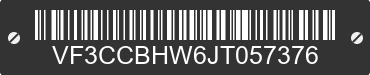 2018 PEUGEOT 505 VF3CCBHW6JT057376 VIN decoded
