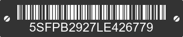 2020 PIONEER, PROWLER, & PROWLER LNYX Pioneer, Prowler, & Prowler Lnyx 5SFPB2927LE426779 VIN decoded