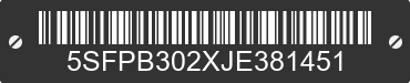 2018 PIONEER, PROWLER, & PROWLER LNYX Pioneer, Prowler, & Prowler Lnyx 5SFPB302XJE381451 VIN decoded