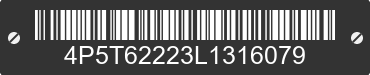 2020 PJ PJ 4P5T62223L1316079 VIN decoded