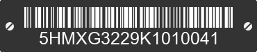 2019 PLATINUM MANUFACTURING LLC Platinum Manufacturing LLC 5HMXG3229K1010041 VIN decoded