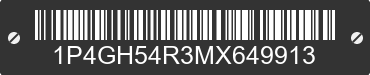 1991 PLYMOUTH Grand Voyager 1P4GH54R3MX649913 VIN decoded