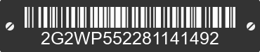 2008 PONTIAC Grand Prix 2G2WP552281141492 VIN decoded