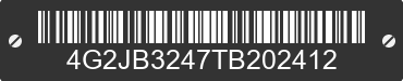 1996 PONTIAC Sunfire 4G2JB3247TB202412 VIN decoded