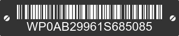 2001 PORSCHE 911 WP0AB29961S685085 VIN decoded