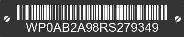 2024 PORSCHE 911 WP0AB2A98RS279349 VIN decoded