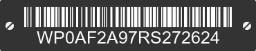 2024 PORSCHE 911 WP0AF2A97RS272624 VIN decoded