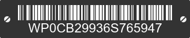 2006 PORSCHE 911 WP0CB29936S765947 VIN decoded