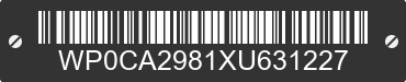 1999 PORSCHE Boxster WP0CA2981XU631227 VIN decoded