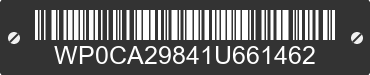 2001 PORSCHE Boxster WP0CA29841U661462 VIN decoded