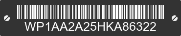 2017 PORSCHE Cayenne WP1AA2A25HKA86322 VIN decoded