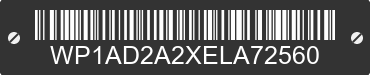 2014 PORSCHE Cayenne WP1AD2A2XELA72560 VIN decoded