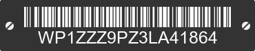 2003 PORSCHE Cayenne WP1ZZZ9PZ3LA41864 VIN decoded