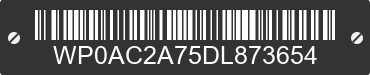 2013 PORSCHE Panamera WP0AC2A75DL873654 VIN decoded