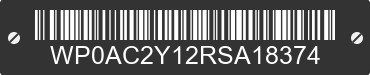 2024 PORSCHE Taycan WP0AC2Y12RSA18374 VIN decoded