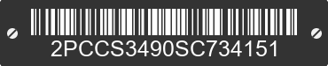 2025 PREVOST X3 Converted Coach Shell 2PCCS3490SC734151 VIN decoded
