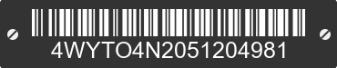 2005 R-VISION R-Vision 4WYTO4N2051204981 VIN decoded