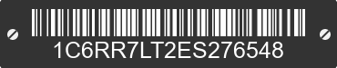 2014 RAM 1500 1C6RR7LT2ES276548 VIN decoded