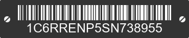 2025 RAM 1500 1C6RRENP5SN738955 VIN decoded