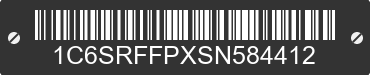 2025 RAM 1500 1C6SRFFPXSN584412 VIN decoded