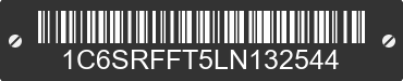 2020 RAM 1500 1C6SRFFT5LN132544 VIN decoded