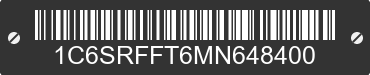 2021 RAM 1500 1C6SRFFT6MN648400 VIN decoded